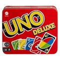 Produktbild: Mattel K0888 UNO Kartenspiel, Metall-Box UNO Deluxe barrierefreie Farbgestaltung