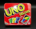 Produktbild: Uno Deluxe I Kartenspiel I Mattel I Blechdose I K0888 I 2-10 Spieler