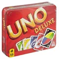 Produktbild: MATTEL K0888  Kartenspie  UNO Deluxe Games in  Metalldose / Neu
