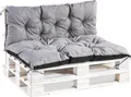 Produktbild: Palettenauflage Palettenkissen Kissen Palettensofa Euro Paletten Polster MH-TMPA Grau