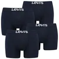 Produktbild: Levi´s Herren Solid Basic Boxershorts im Vorteilspack 2x2 Pack (Navy, L)
