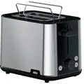 Produktbild: Toaster PurShine HT 1510 BK edelstahl/schwarz, 900 Watt, für 2 Scheiben Toast