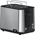 Produktbild: Braun Domestic Home Toaster HT 1510BK 900 W +integr. Brötchenaufsatz 8 Stufen