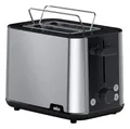 Produktbild: Braun HT1510 PurShine Toaster 900 W 2 Scheibe(n) 8 Stufen  Schwarz, Edelstahl