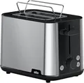 Produktbild: Braun PurShine HT1510BK Toaster 2 Slot 8 Stufen Auftau Aufwaerm 900W schwarz