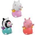 Produktbild: Tomy Toomies E73413 Peppa and Friends Squirters, Soft Touch Squeezable Bath Toys, Water Squirter Playset (T73413)