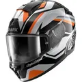 Produktbild: Shark Ridill 2 Apex, Integralhelm - Silber/Schwarz/Orange - L