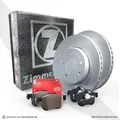 Produktbild: Original Zimmermann Bremsen Set 2 Bremsscheiben 4 Bremsbeläge vorne für AUDI Q3