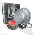 Produktbild: Zimmermann Bremsscheiben  Beläge für AUDI A3 8V Q2 Tt  VW Golf 7 Passat vorne