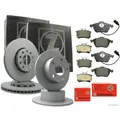 Produktbild: ZIMMERMANN Bremsenset Bremsscheiben + Bremsbeläge vorne + hinten AUDI SKODA VW
