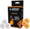 Produktbild: 608509 Unisex – Erwachsene Donic Tischtennisball Jade Poly 40+ Qualität 6 STK...