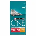 Produktbild: PURINA ONE BIFENSIS STERILCAT Katzenfutter Trocken Sterilisierte Katzen Huhn 6kg