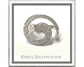 Produktbild: Edelschmiede925 Silberring eleganter Fingerring 925 Silber Zirkonias Größe 54