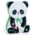 Produktbild: DJECO - P. Silhouette Leo der Panda Steckpuzzles & Puzzles, Mehrfarbig (37282)