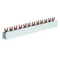 Produktbild: Hager Schalter Phasenschiene mit Gabelanschluss 10 mm², 3 polig, isoliert