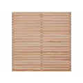 Produktbild: Mega Holz Sichtschutzzaun Rhombus DIY Lärche Natur 180x180 cm