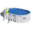 Produktbild: Gre Stahlwand-Pool Atlantis 500 cm x 300 cm x 132 cm Oval Weiß