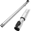 Produktbild: SQOON Teleskoprohr Geeignet für alle Modelle von Miele, u. a. die Serien Classic C1, Complete C2 und Complete C3, Saugrohr aus Edelstahl, mit Klic... - Silber/Schwarz