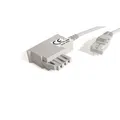 Produktbild: COXBOX 15 m DSL Kabel Fritzbox, Speedport, Easybox - TAE Kabel RJ45 grau - VDSL ADSL WLAN Router-Kabel mit Twisted Pair für eine zuverlässige Verbindung