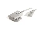 Produktbild: 15 m DSL Kabel Fritzbox Speedport Easybox - TAE Kabel RJ45 grau - VDSL ADSL W...