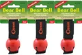 Produktbild: Coghlan's Bear Bell with Magnetic Silencer - Red (3-Pack)