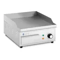 Produktbild: Royal Catering Gastro Grillplatte elektrisch 2000 W 50-300 °C 350 x 380 mm Edelstahl/Eisen glatte Grillfläche Griddleplatte Bratplatte Tischgrill Elektro-Grillplatte