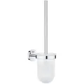 Produktbild: GROHE WC-Bürste Bau Cosmopolitan 40463001, weiß, mit Kunststoffborsten und Glas-Bürstenhalter