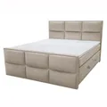 Produktbild: Boxspringbett - creme - Bettkasten - H3 - 180x200 cm Doppelbett Polsterbett