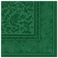 Produktbild: PAPSTAR 1 Karton = 5x50 Servietten ROYAL Collection 1/4-Falz 40 cm x 40 cm dunkelgrün Ornaments 11666