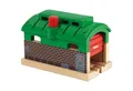 Produktbild: BRIO® Spielzeugeisenbahn-Set BRIO World World Lokschuppen mit Rolltor, Bahn