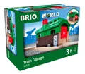 Produktbild: Brio World Eisenbahn Gebäude Lokschuppen mit Rolltor 33574