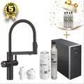 Produktbild: Blanco Set Trinkwasserarmatur Choice Icona Schwarz Matt + Kühl- und Karbonisierungseinheit Choice.All