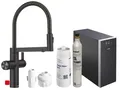 Produktbild: Blanco Set Trinkwasserarmatur Choice Icona Schwarz Matt + Einheit Choice.All