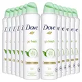 Produktbild: Dove 6x Go Fresh Maxi Gurke Grüner Tee deo spray deodorant 250ml 48h