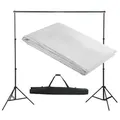 Produktbild: vidaXL Fotohintergrund-System 300 x 300 cm Weiß