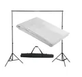 Produktbild: vidaXL Fotohintergrund Fotohintergrund-System 300 x 300 cm Weiß