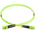 Produktbild: LWL Patchkabel, Duplex, LC > LC Stecker, Multimode OM5 limette, 5 Meter
