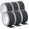 Produktbild: AGT 6er-Set Anti-Rutsch-Klebeband, robust & wasserfest, 48mm x 4m, schwarz