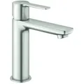 Produktbild: Grohe Lineare S-Size Waschtischarmatur 23106DC1 supersteel, mit Push-open Ablaufgarnitur