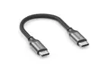 Produktbild: deleyCON 0,15m USB C Kabel Ladekabel PD3.0 100W Schnellladekabel USB-C auf USB-Kabel