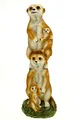Produktbild: Kremers Schatzkiste Erdmännchenfamilie Figur Gartenfigur 36cm Meercat Tierfigur