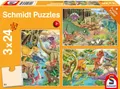 Produktbild: Puzzle 3x24T Spaß mit Dinosauriern