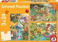 Produktbild: PUZZLE SPAß MIT DINOSAURIERN 3X24 T. KINDERPUZZLE SCHMIDT SPIELE NEU