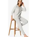Produktbild: Schiesser Pyjama Casual Essentials (2 tlg) schlafanzug schlafmode bequem bunt|grau|silberfarben M (38)