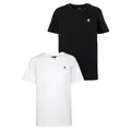 Produktbild: T-Shirt CHAMPION, Jungen, Gr. L (152/158), schwarz-weiß (weiß, schwarz), Jersey, Obermaterial: 100% Baumwolle, unifarben, schmal normal, Rundhals, abgesteppt, Shirts T-Shirt, für Kinder