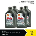 Produktbild: Shell Helix Ultra Professional AF 5W-20 Ford API SN Motoröl 4x1 Liter = 4 Liter