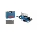 Produktbild: Bosch Professional Bandschleifer GBS 75 AE (750 Watt, inkl. Gewebeschleifband, Staubsack, Grafitplatte, Handwerkoffer)