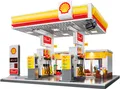 Produktbild: Jamara CaDA, Bricks, Shell Tankstelle mit Shop und Waschanlage (402857) Konstruktions-Spielset, (1309 St), mit LED Licht