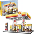 Produktbild: CaDA C66026 Shell Tankstelle mit Shop und Waschanlage 1:30 Bausatz