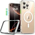 Produktbild: Handyhülle und Gehärtetes Glas für Bildschirm für iPhone 16 Pro Max, ESR Classic Pro Set HaloLock für MagSafe, Transparent